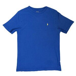 Polo Ralph Lauren Blue Crewneck T-Shirt Pony Logo | Youth L (14/16)